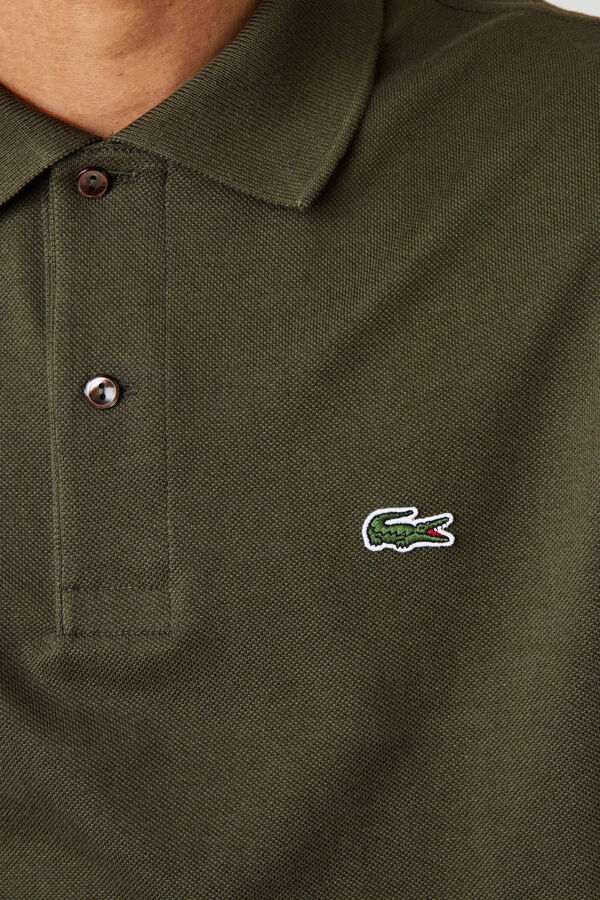 Cortefiel Classic Polo Shirt Dark green