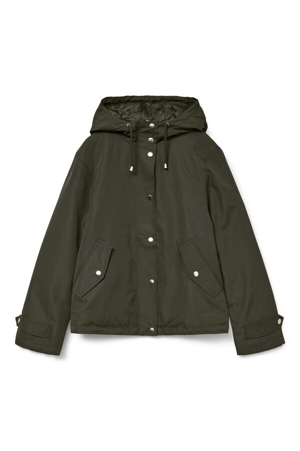 Vero Moda Blus&atilde;o leve com capuz Verde