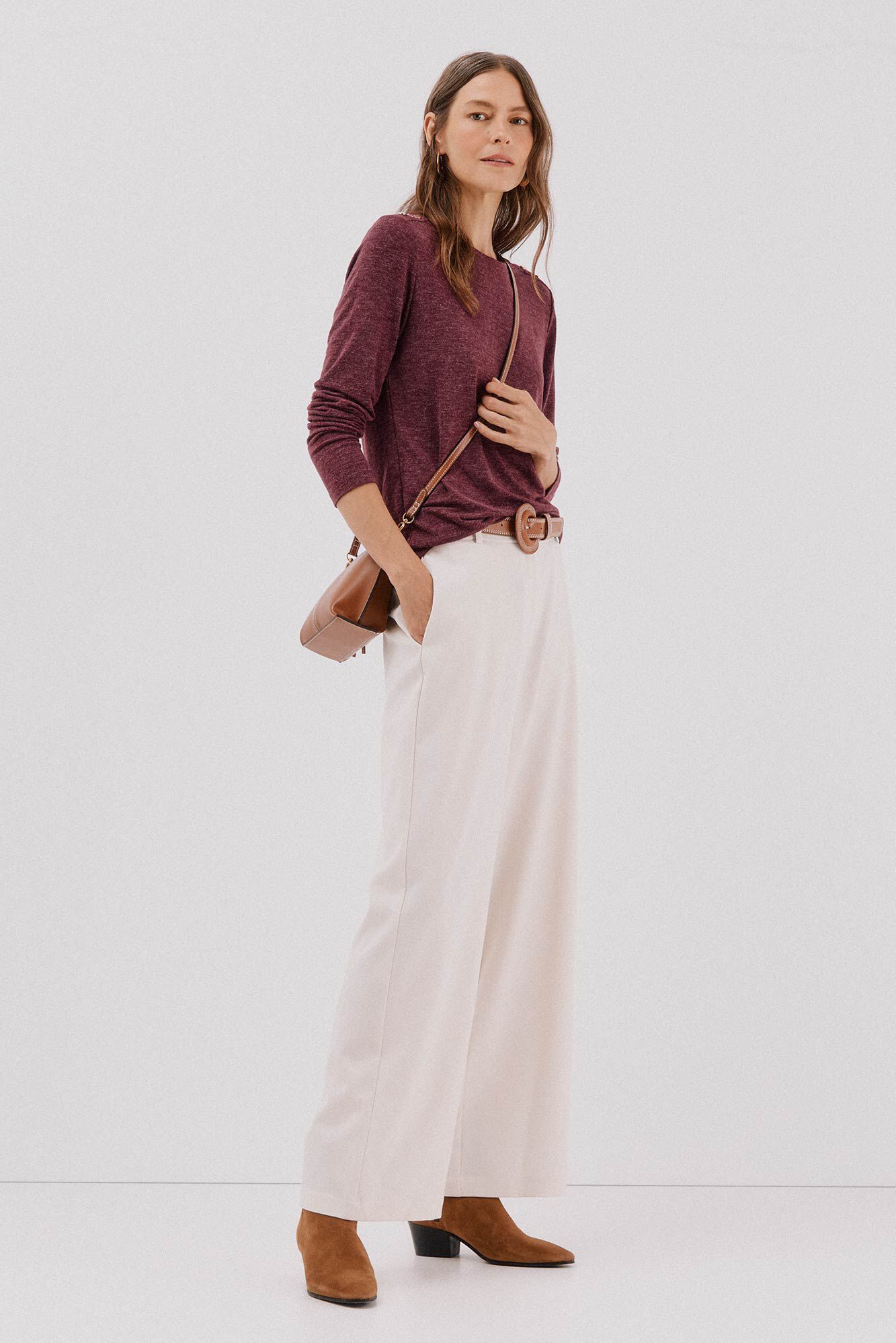 Cortefiel Camiseta caja botones