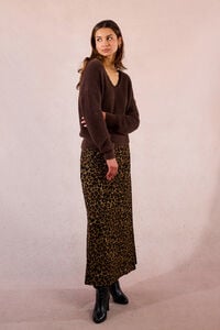 Molly Bracken Jersey de manga larga con encaje en el escote