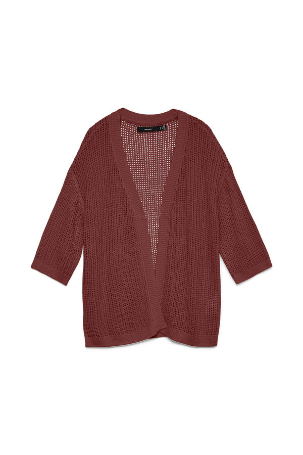 Vero Moda Cold knit cardigan Brown