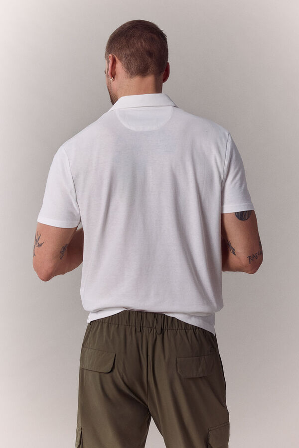 OOTO Polo refinado Branco