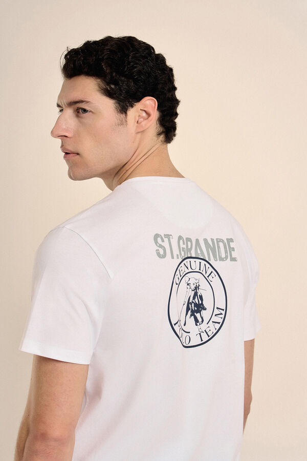 Valecuatro Camiseta de St. grande Branco
