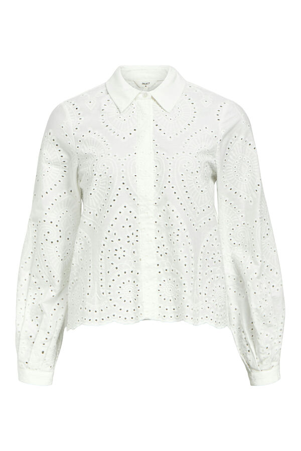 Object Camisa bordado inglesa Branco