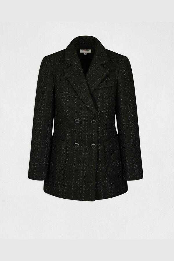 Morgan Faux fur bolero Black