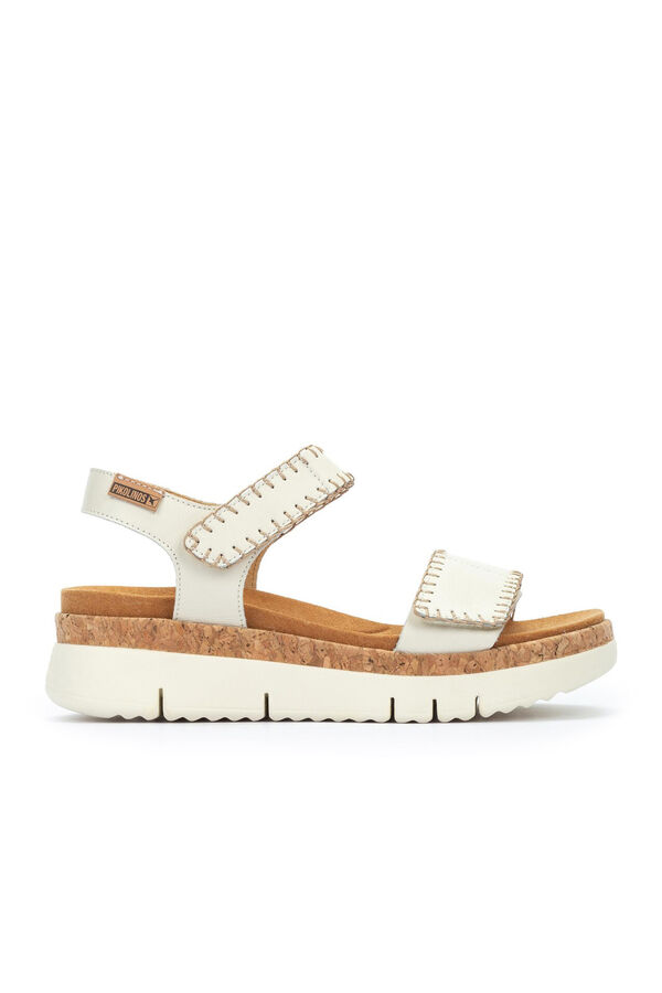 Pikolinos Sandalias cuña Blanco