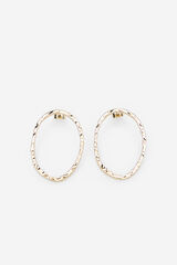 Cortefiel Aros frontales labrados Amarillo