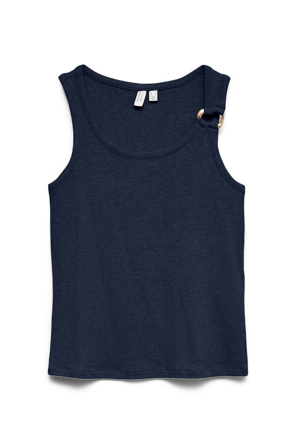 Vero Moda Top with gold ring straps Navy