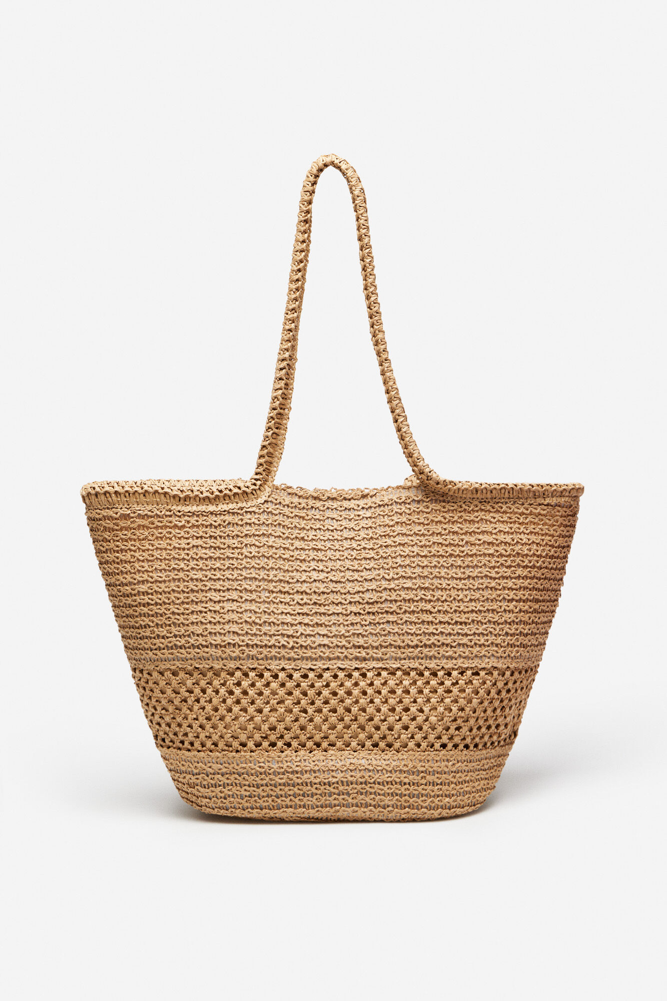 Bolso hot sale rafia cortefiel