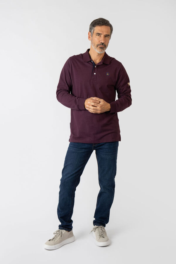 Privata Polo básica de manga comprida Granada