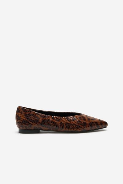 Cortefiel Leopard dancer Printed brown