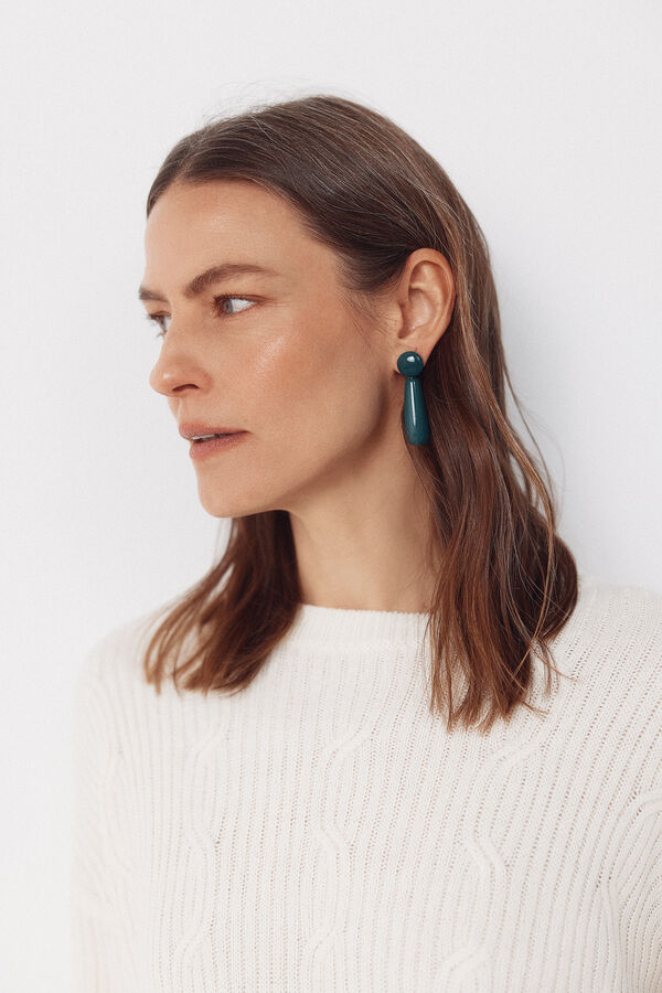 Cortefiel Soft feel jumper Ivory