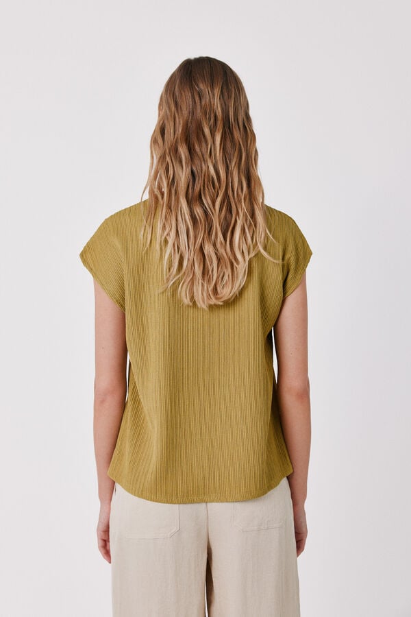 Cortefiel Combined top Yellow