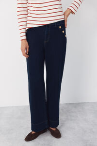 Cortefiel Palazzo jeans with buttons