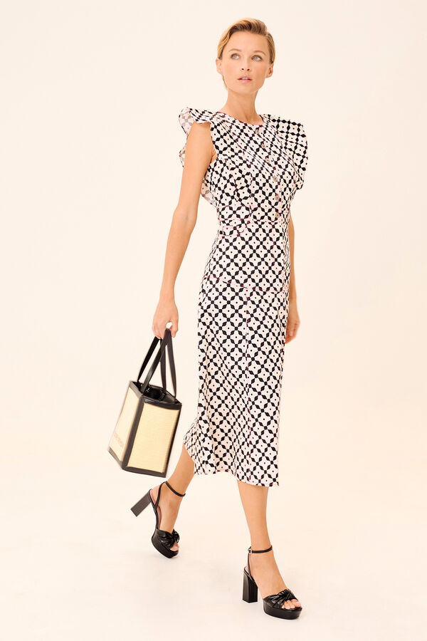 Dolores Promesas Vestido Midi Lua Castanho