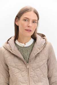 Cortefiel Ultralight quilted jacket Beige