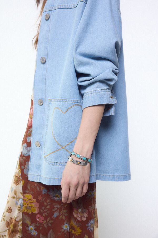 Slowlove Cazadora vaquera barn Azul