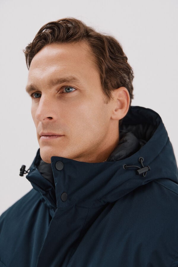 Cortefiel 4-pocket parka Navy