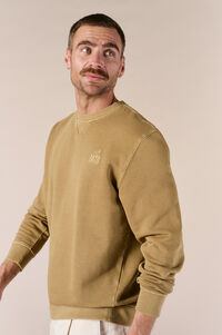 OOTO Sweatshirt b&aacute;sica lavada gola redonda