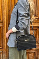 The Code Bolsa tiracolo Cassandra preta Preto