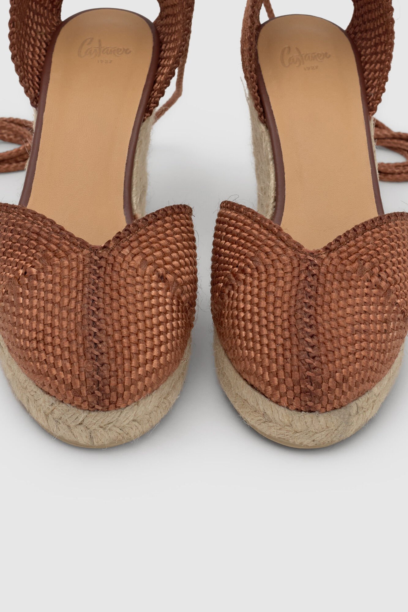 Casta&ntilde;er Alpargata en yute y ray&oacute;n