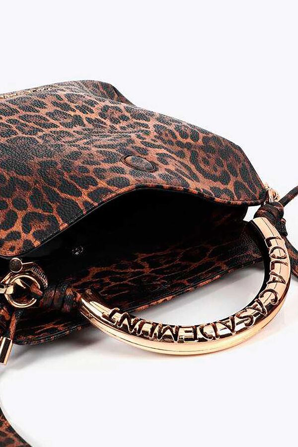 Lola Casademunt Bandolera icónica Estampado marrón