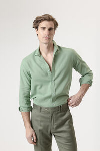 PuroEGO Camisa lino porcelana