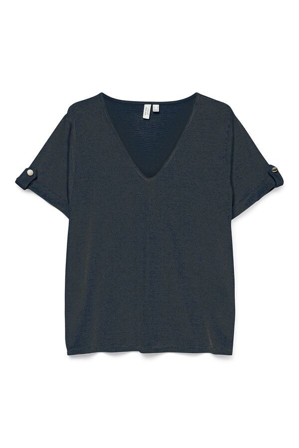 Vero Moda T-shirt básica de manga curta Azul
