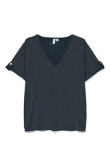 Vero Moda T-shirt básica de manga curta Azul