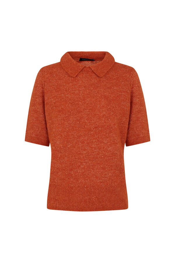 Cortefiel Polo neck jumper Orange