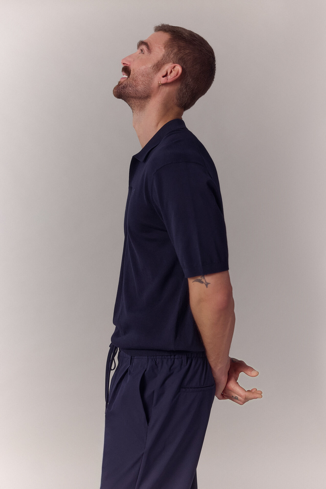 OOTO Camisola polo lisa de manga curta