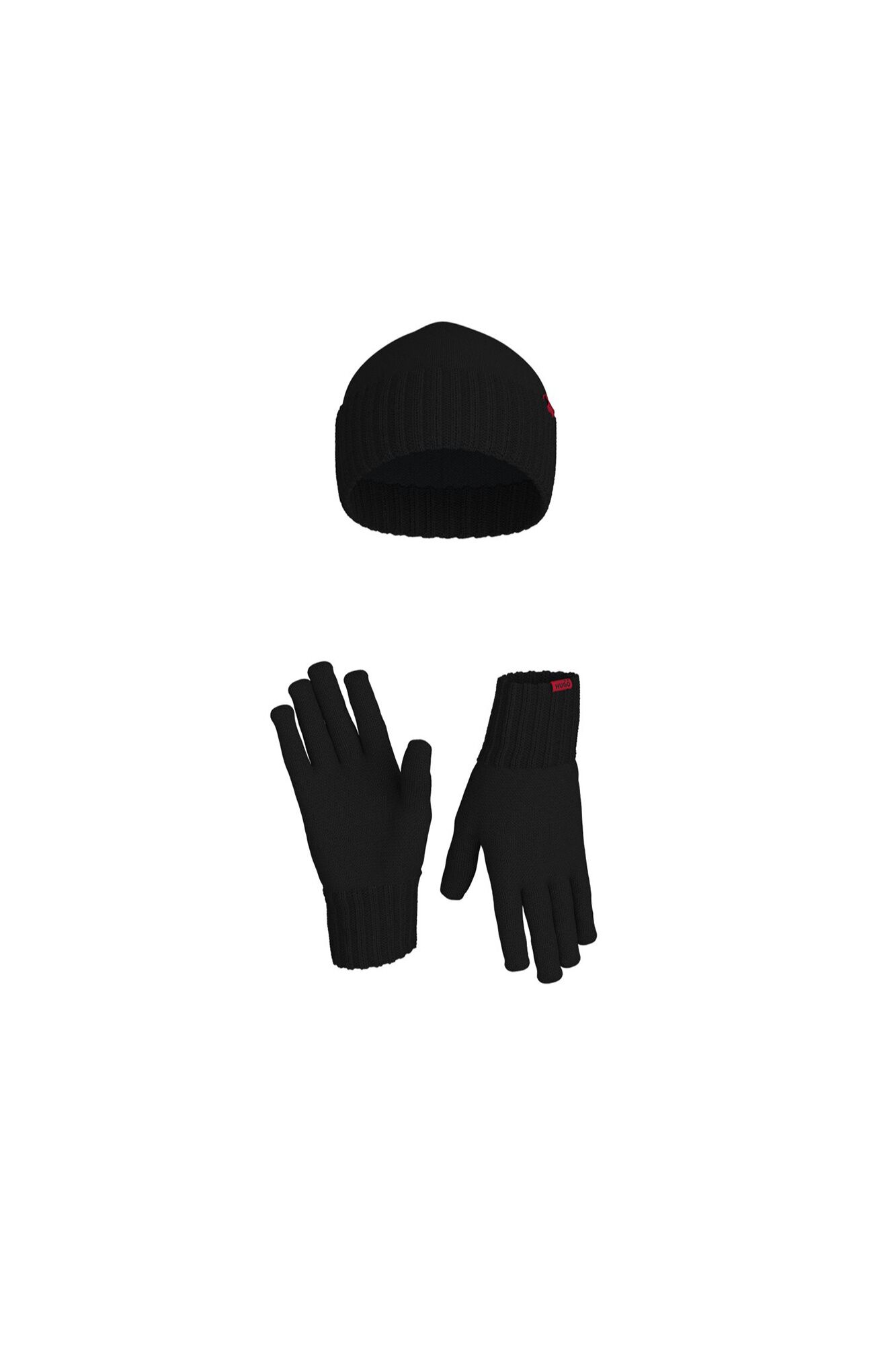 HUGO Conjunto de gorro e luvas