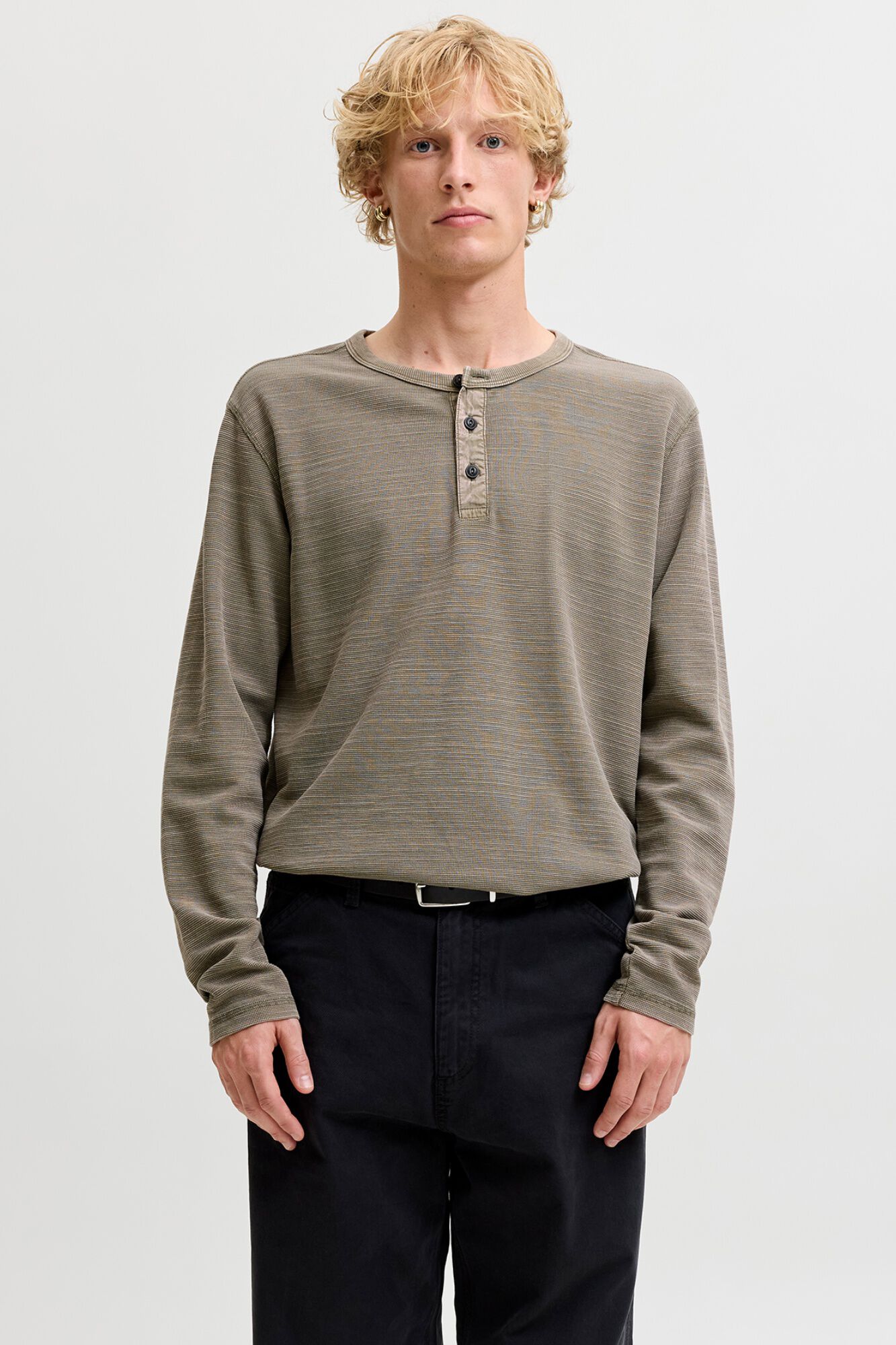 Jack & Jones T-shirt canelada regular