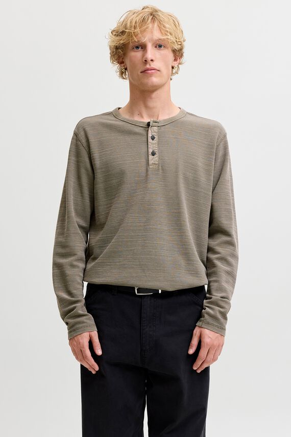 Camiseta regular canalé