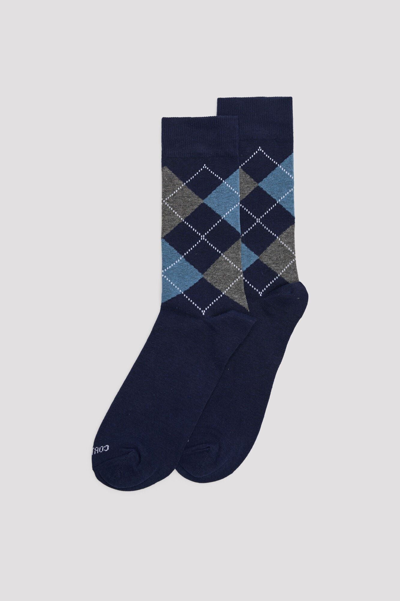 Cortefiel Diamond print cotton socks