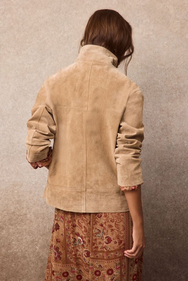 Slowlove Leather jacket Nude