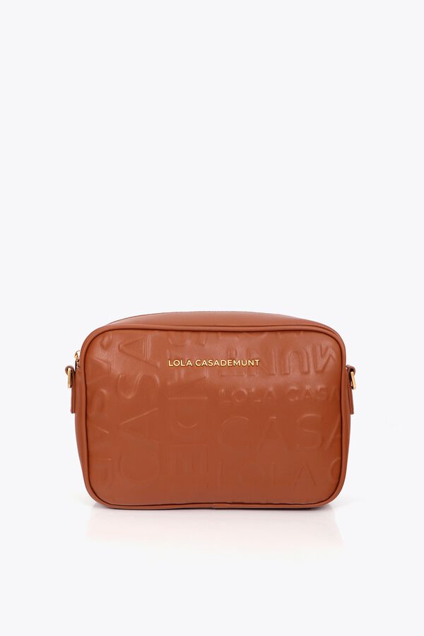 Lola Casademunt Monogram basic crossbody Brown