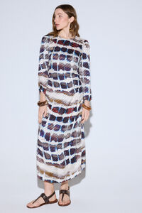 Slowlove Vestido largo estampado