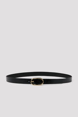 Cortefiel Animal print basic belt Black