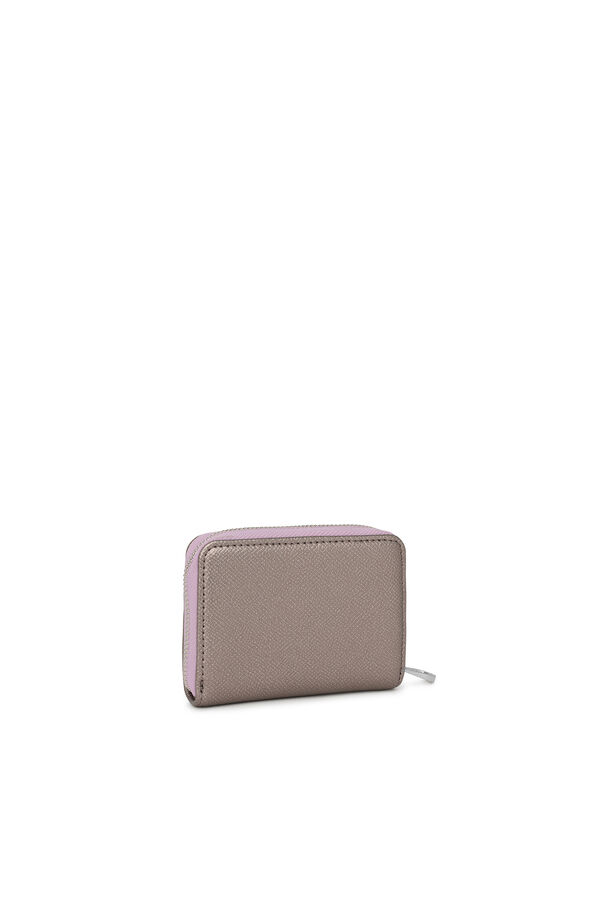 New Dubai Saffiano silver purse | Women\'s accessories | Cortefiel