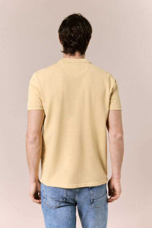 OOTO Piqu&eacute; basic polo shirt Gold