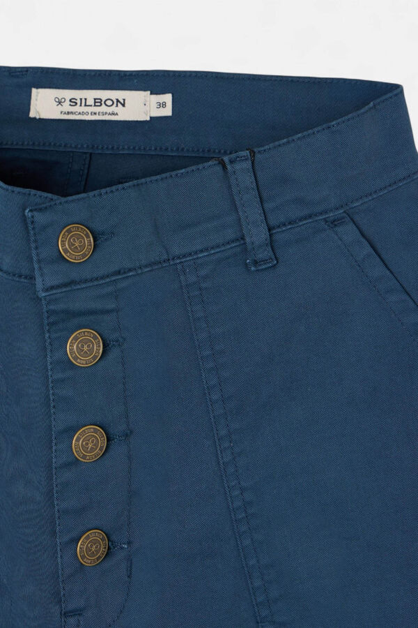 Silbon Calça cargo Azul