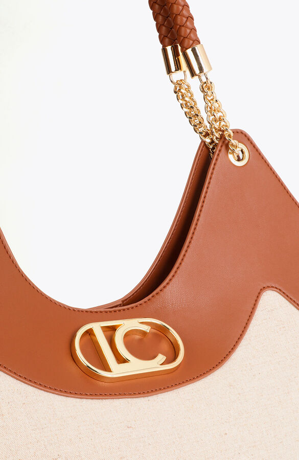 Lola Casademunt Shopper desestructurado Marr&oacute;n