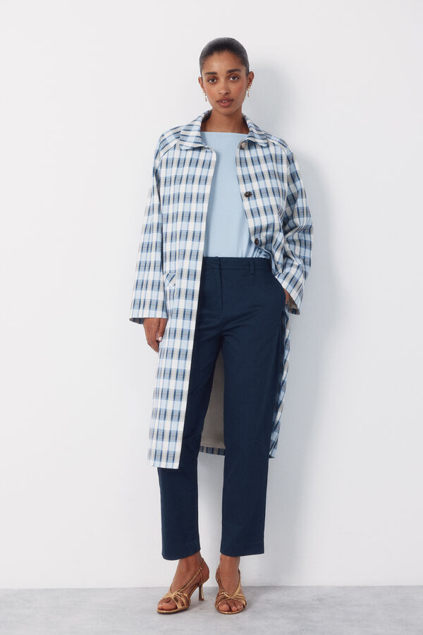 Cortefiel Slim fit trousers Navy