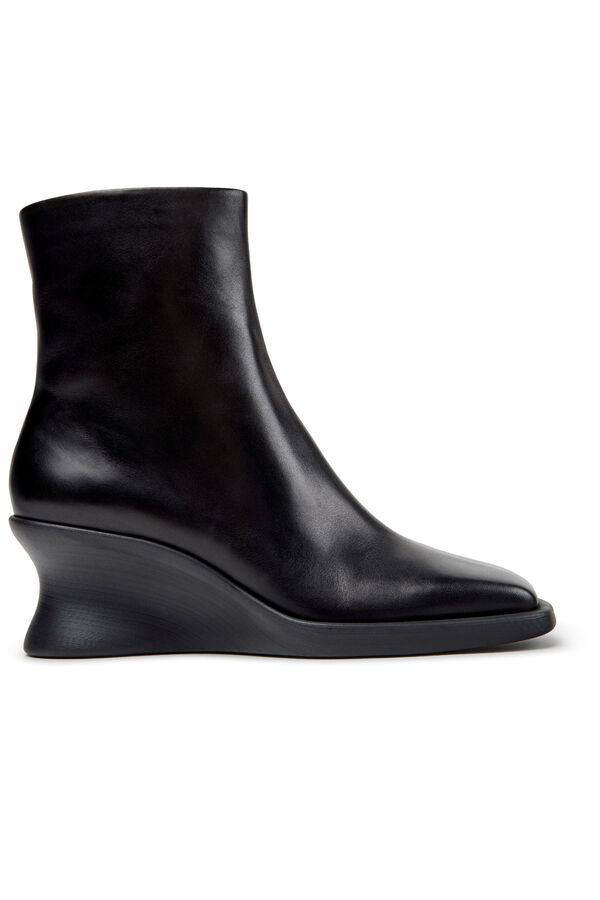 Camper Leather ankle boots for women Black