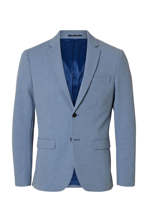 Selected Men's slim fit suit jacket Blue