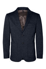 Selected Blazer Slim Fit confecionado com materiais reciclados. Azul