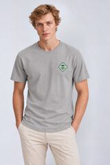 Cloking T-shirt Lavada Escuro Fitting Room Cinzento