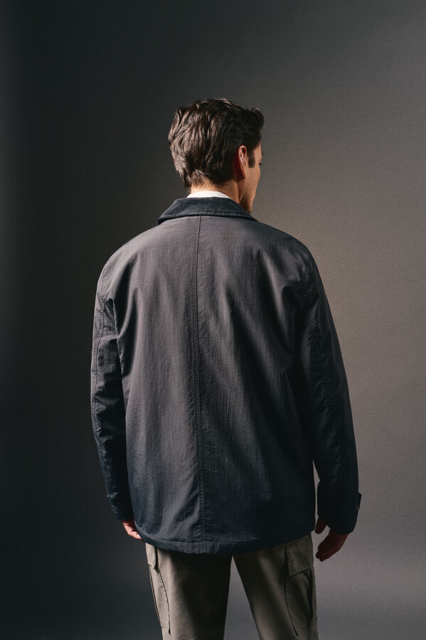 OOTO Four-pocket field jacket Navy