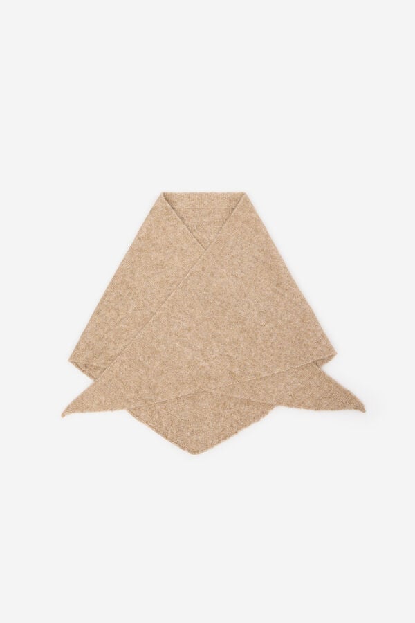 Cortefiel jersey-knit bandana Beige